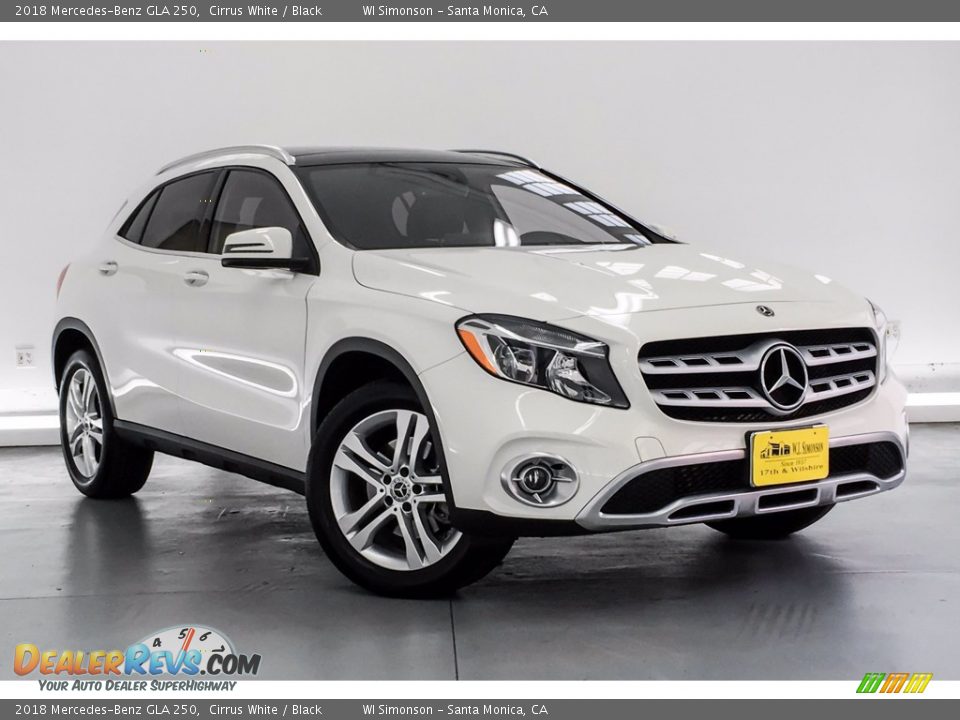 2018 Mercedes-Benz GLA 250 Cirrus White / Black Photo #14