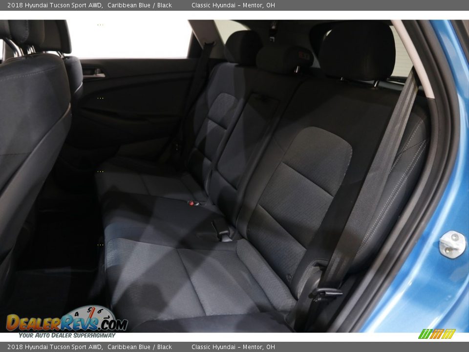 2018 Hyundai Tucson Sport AWD Caribbean Blue / Black Photo #16