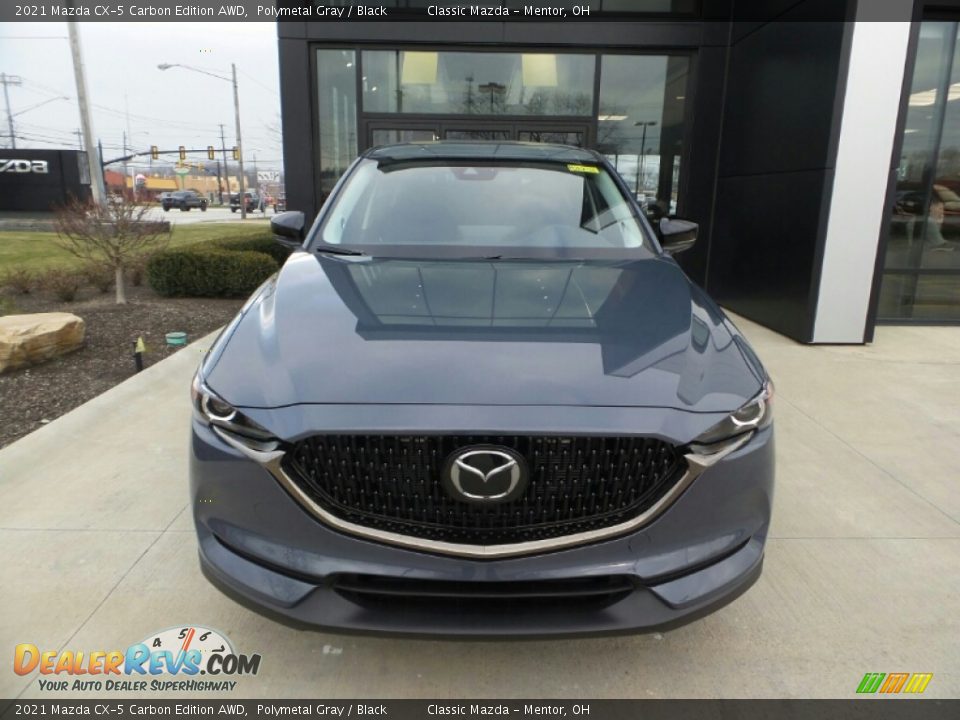 2021 Mazda CX-5 Carbon Edition AWD Polymetal Gray / Black Photo #2