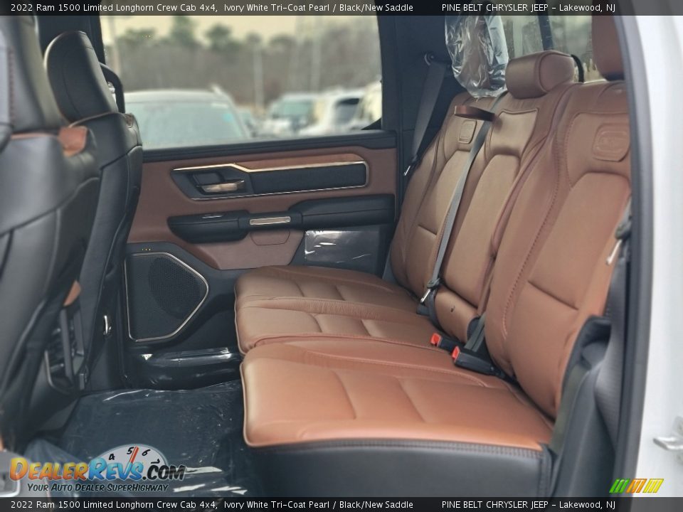 Rear Seat of 2022 Ram 1500 Limited Longhorn Crew Cab 4x4 Photo #9