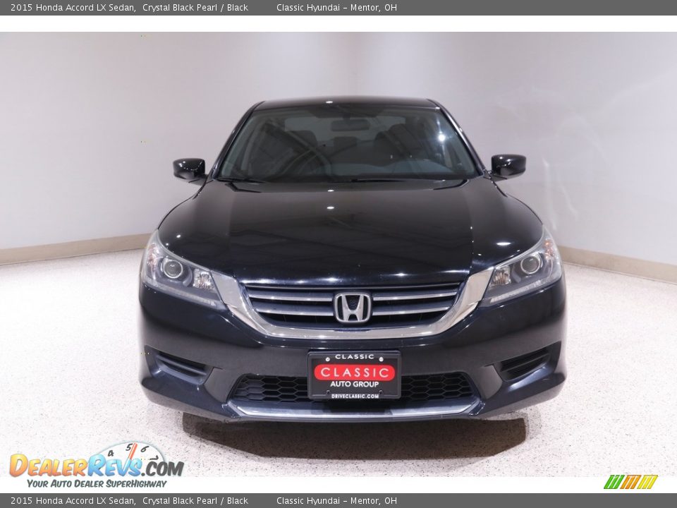 2015 Honda Accord LX Sedan Crystal Black Pearl / Black Photo #2