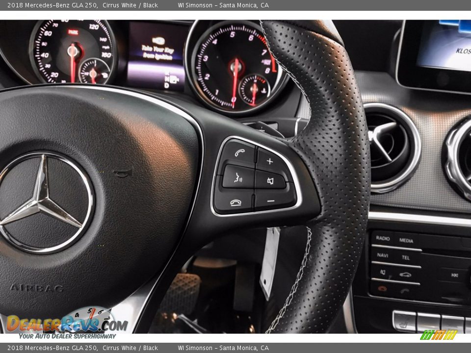 2018 Mercedes-Benz GLA 250 Cirrus White / Black Photo #20