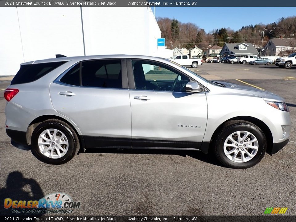 2021 Chevrolet Equinox LT AWD Silver Ice Metallic / Jet Black Photo #2