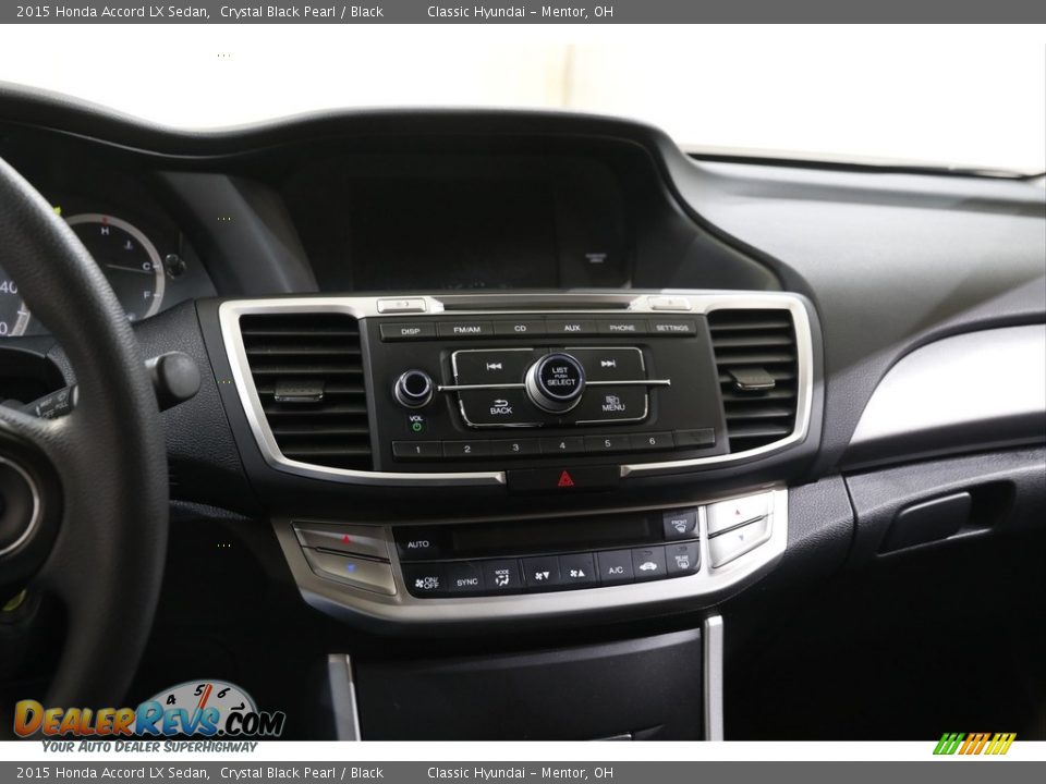 2015 Honda Accord LX Sedan Crystal Black Pearl / Black Photo #9