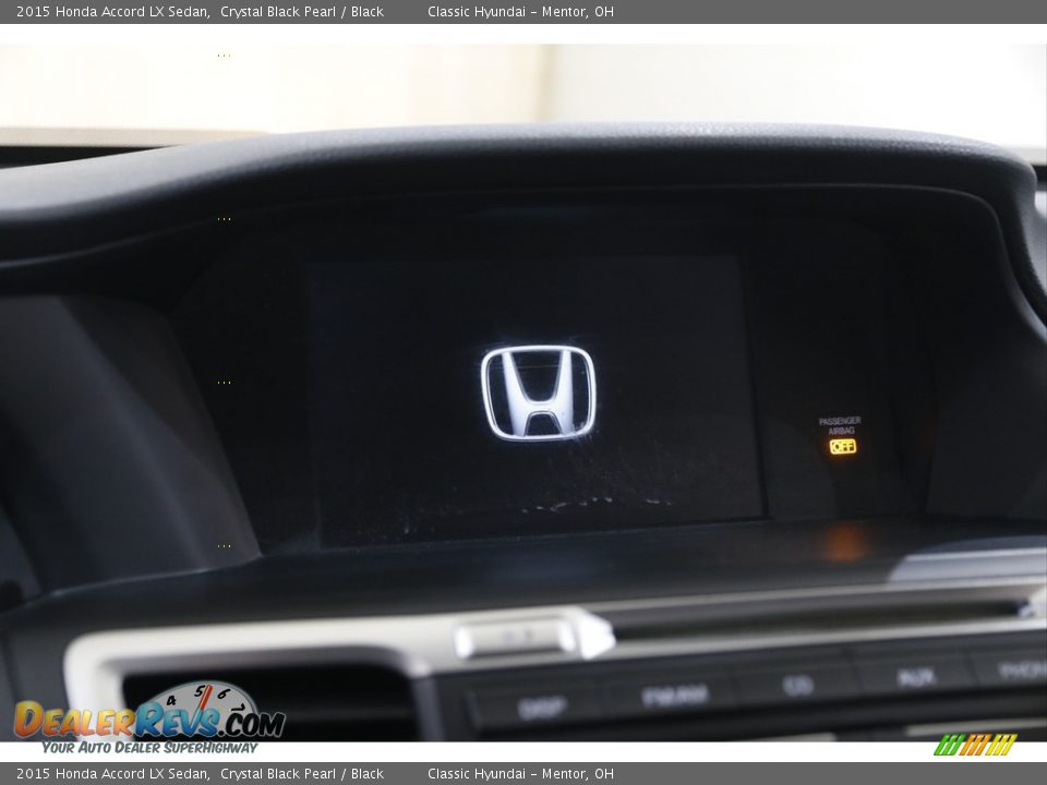 2015 Honda Accord LX Sedan Crystal Black Pearl / Black Photo #10