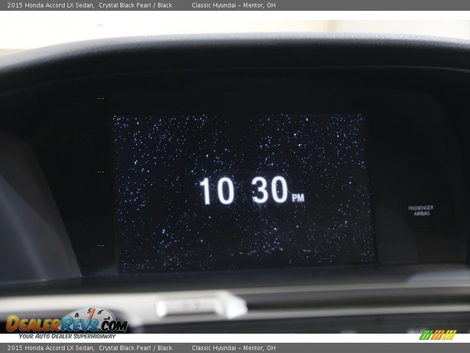 2015 Honda Accord LX Sedan Crystal Black Pearl / Black Photo #11
