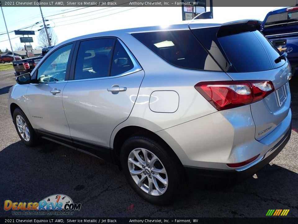 2021 Chevrolet Equinox LT AWD Silver Ice Metallic / Jet Black Photo #6