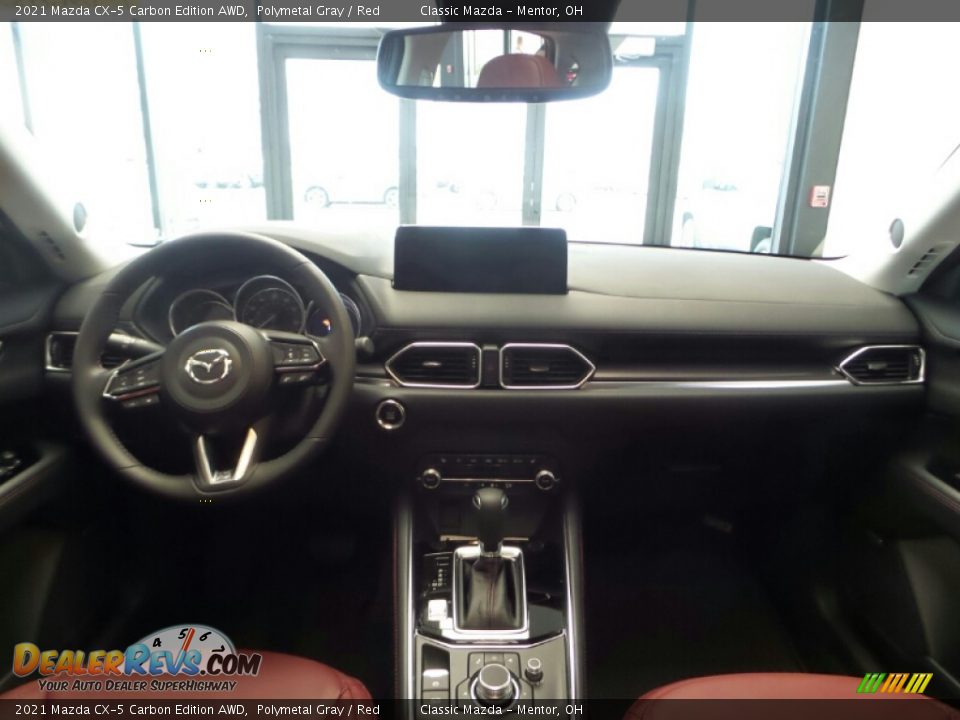 2021 Mazda CX-5 Carbon Edition AWD Polymetal Gray / Red Photo #3