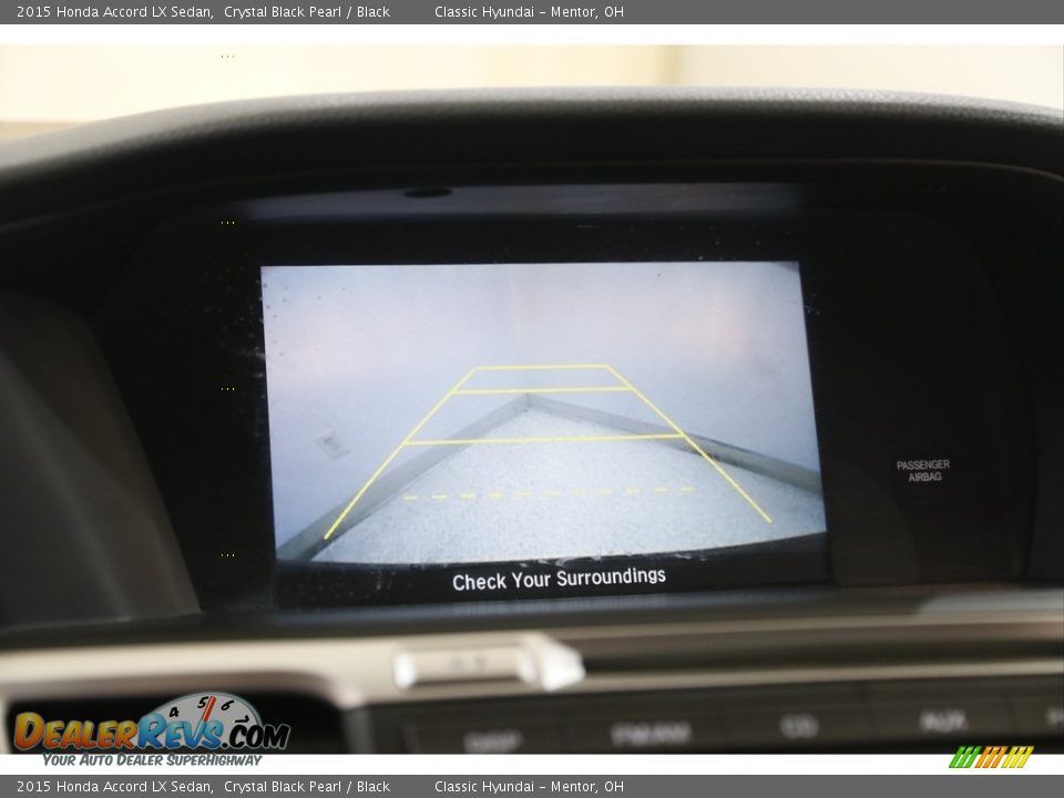 2015 Honda Accord LX Sedan Crystal Black Pearl / Black Photo #13