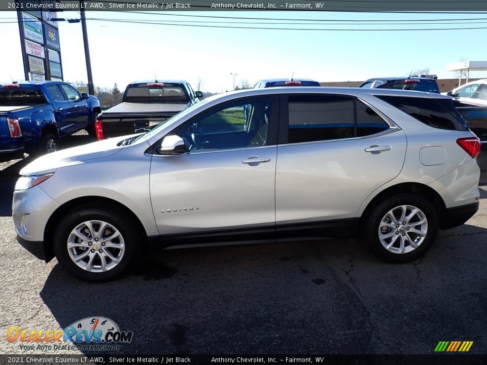 2021 Chevrolet Equinox LT AWD Silver Ice Metallic / Jet Black Photo #7
