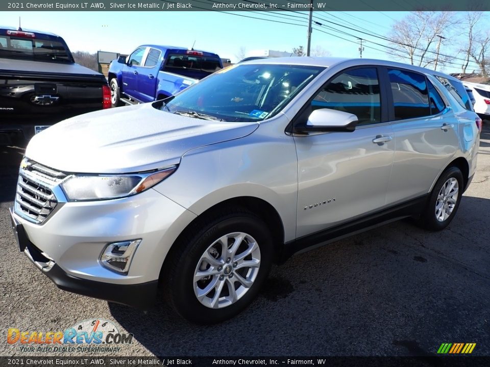 2021 Chevrolet Equinox LT AWD Silver Ice Metallic / Jet Black Photo #8