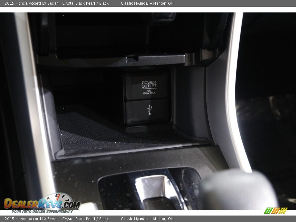 2015 Honda Accord LX Sedan Crystal Black Pearl / Black Photo #15