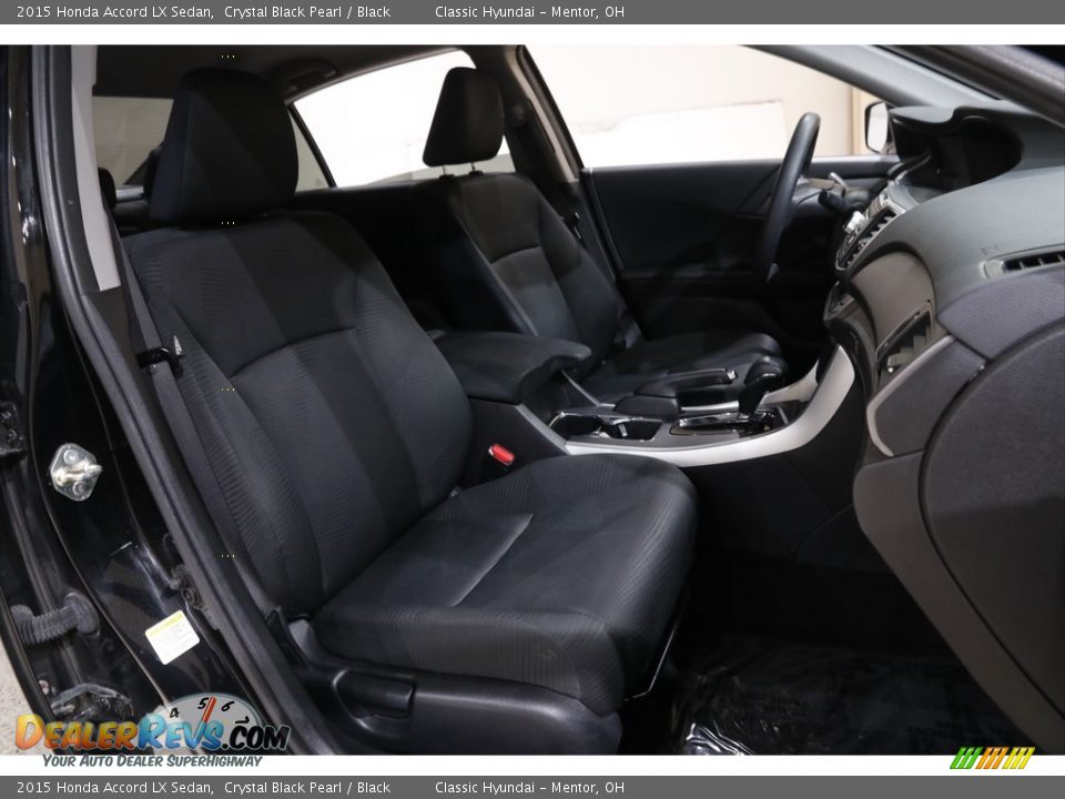 2015 Honda Accord LX Sedan Crystal Black Pearl / Black Photo #16