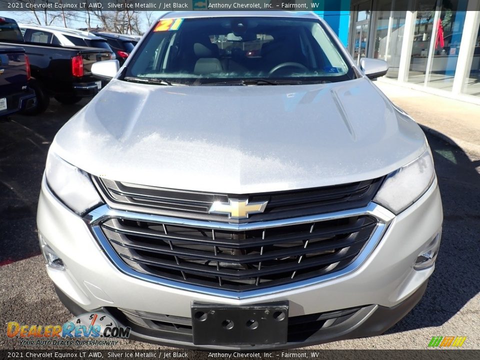 2021 Chevrolet Equinox LT AWD Silver Ice Metallic / Jet Black Photo #9
