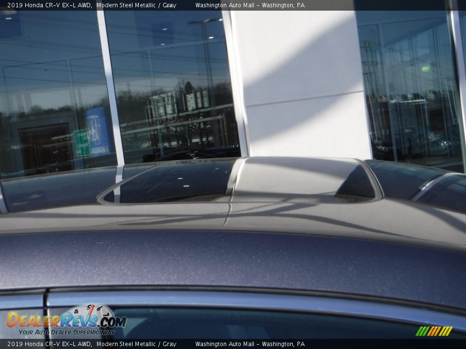 2019 Honda CR-V EX-L AWD Modern Steel Metallic / Gray Photo #3