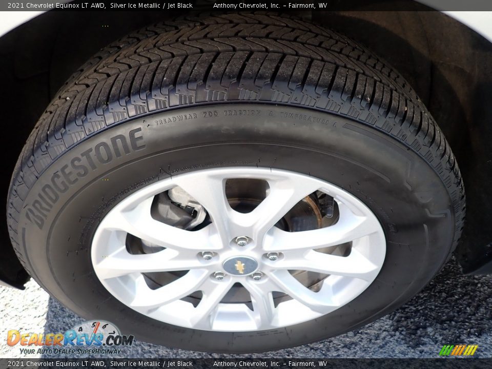 2021 Chevrolet Equinox LT AWD Silver Ice Metallic / Jet Black Photo #10