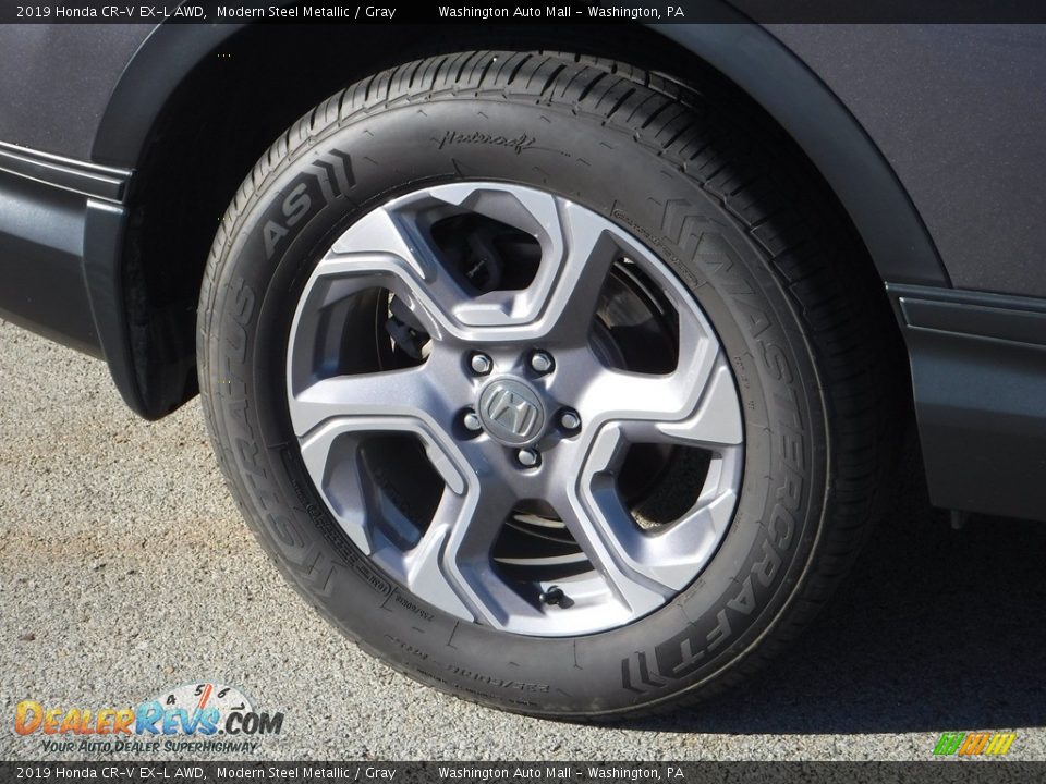 2019 Honda CR-V EX-L AWD Modern Steel Metallic / Gray Photo #4