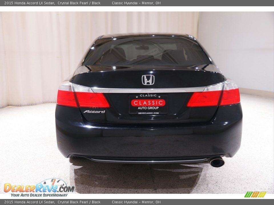 2015 Honda Accord LX Sedan Crystal Black Pearl / Black Photo #19