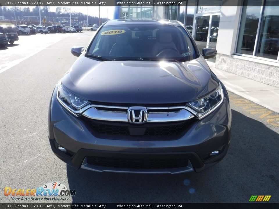 2019 Honda CR-V EX-L AWD Modern Steel Metallic / Gray Photo #5
