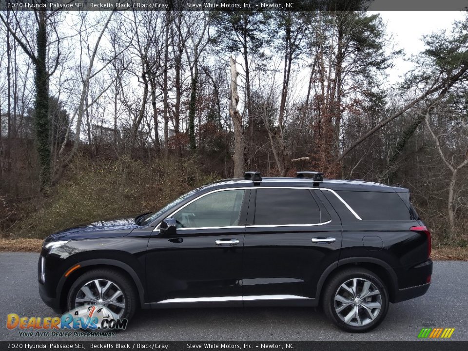 2020 Hyundai Palisade SEL Becketts Black / Black/Gray Photo #1