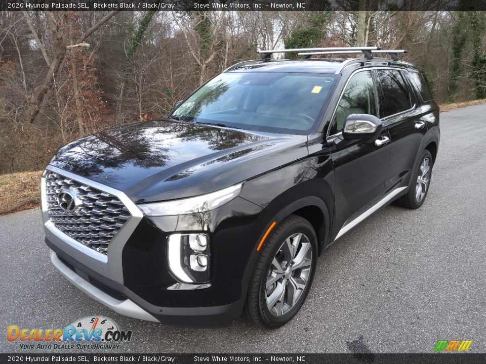 2020 Hyundai Palisade SEL Becketts Black / Black/Gray Photo #2