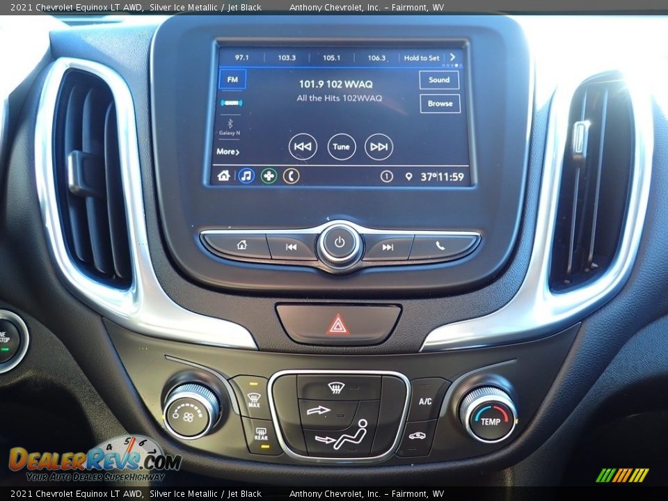 2021 Chevrolet Equinox LT AWD Silver Ice Metallic / Jet Black Photo #19