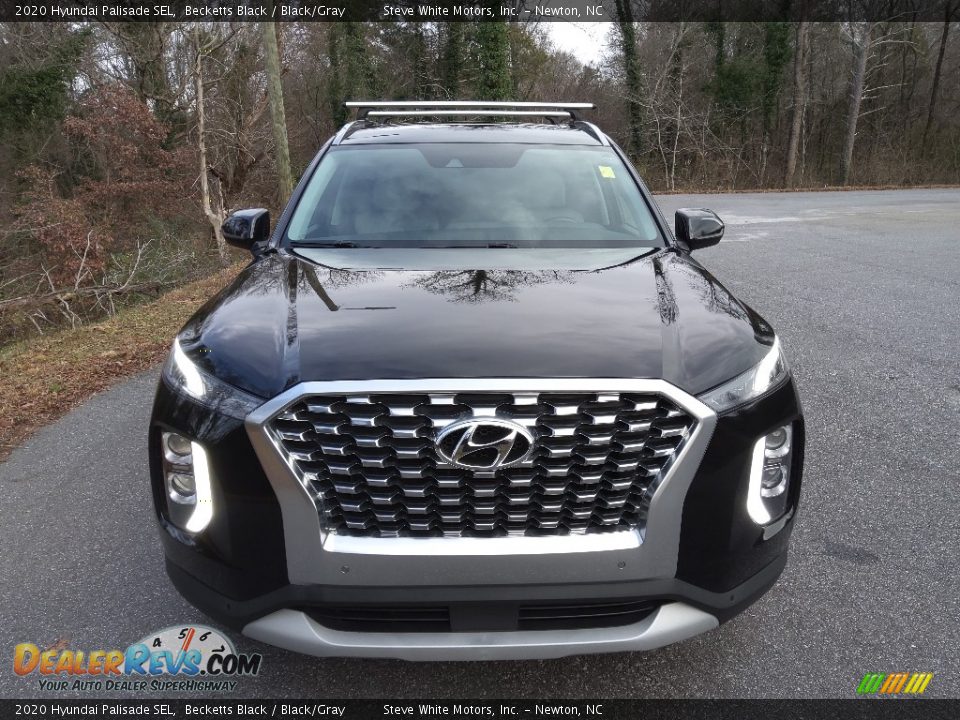 2020 Hyundai Palisade SEL Becketts Black / Black/Gray Photo #3