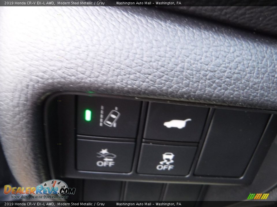 2019 Honda CR-V EX-L AWD Modern Steel Metallic / Gray Photo #15