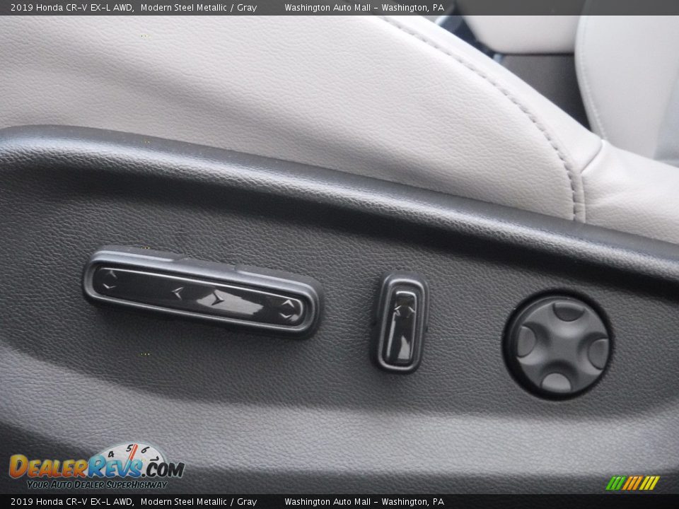 2019 Honda CR-V EX-L AWD Modern Steel Metallic / Gray Photo #17