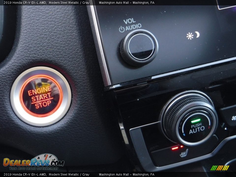 2019 Honda CR-V EX-L AWD Modern Steel Metallic / Gray Photo #19