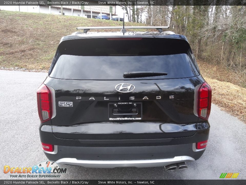 2020 Hyundai Palisade SEL Becketts Black / Black/Gray Photo #7