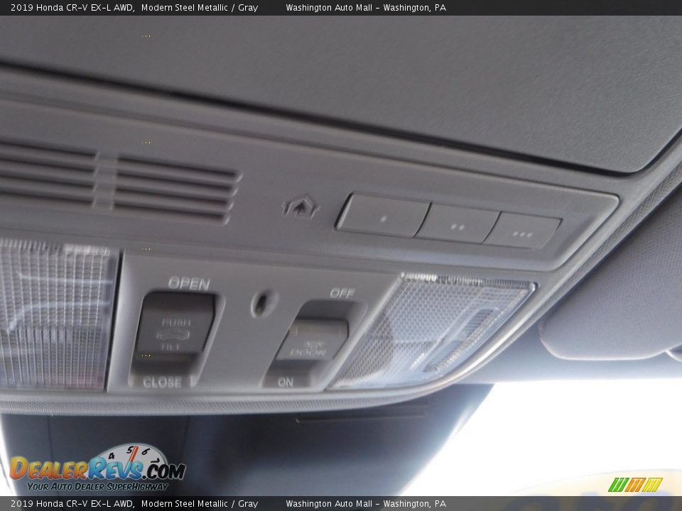 2019 Honda CR-V EX-L AWD Modern Steel Metallic / Gray Photo #22