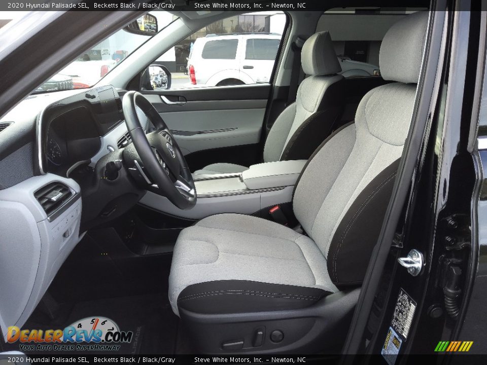Black/Gray Interior - 2020 Hyundai Palisade SEL Photo #10