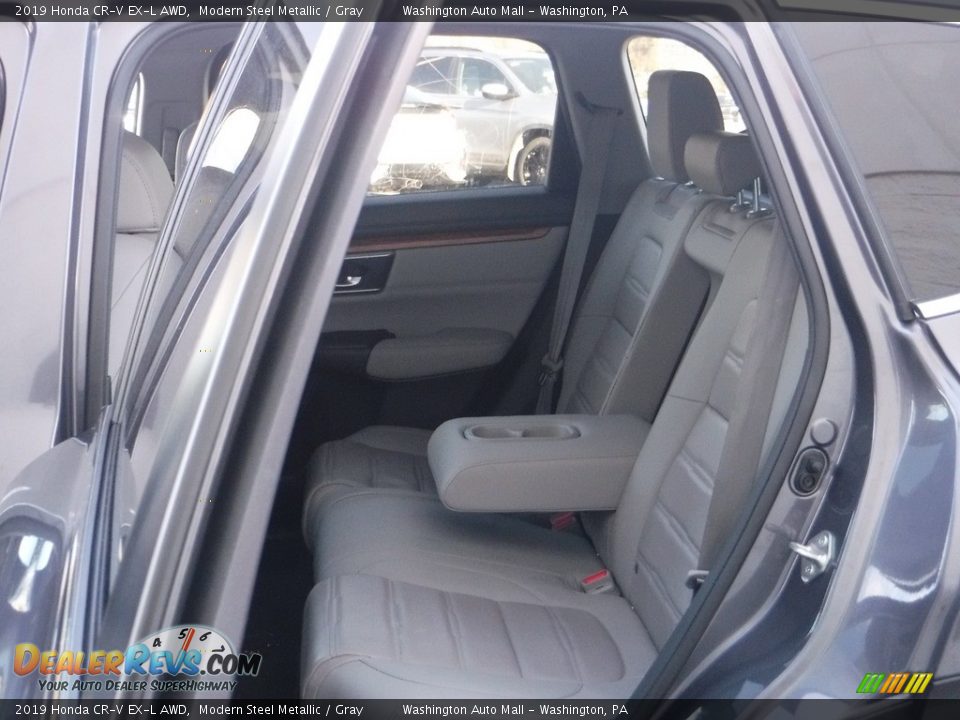 2019 Honda CR-V EX-L AWD Modern Steel Metallic / Gray Photo #24