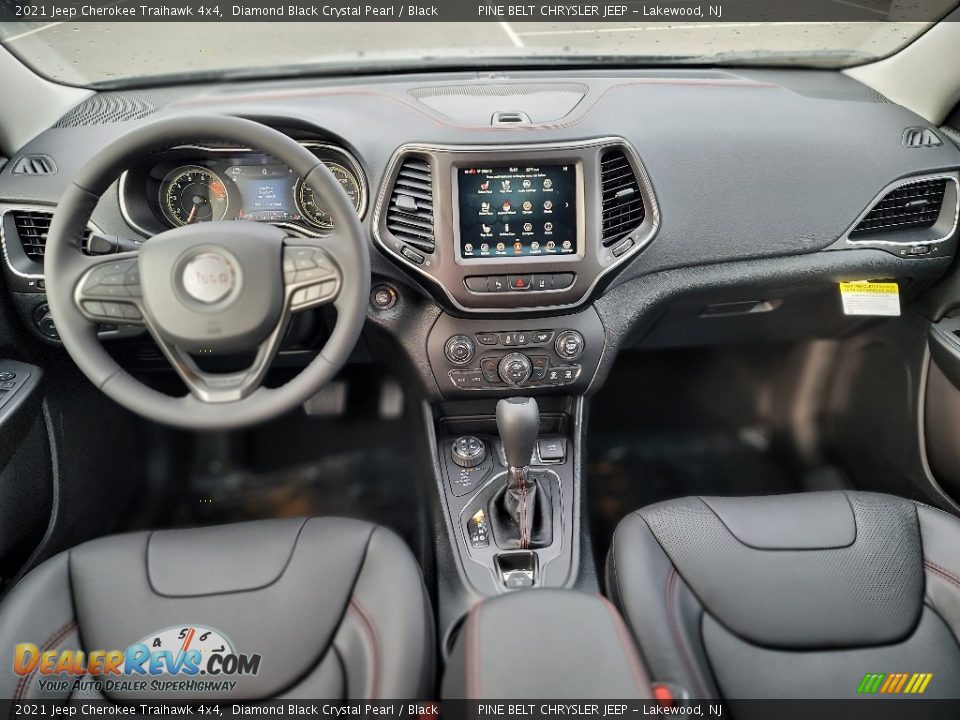 Black Interior - 2021 Jeep Cherokee Traihawk 4x4 Photo #11