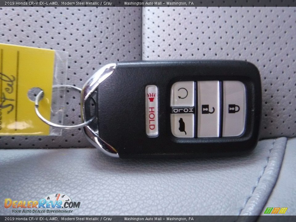 2019 Honda CR-V EX-L AWD Modern Steel Metallic / Gray Photo #26