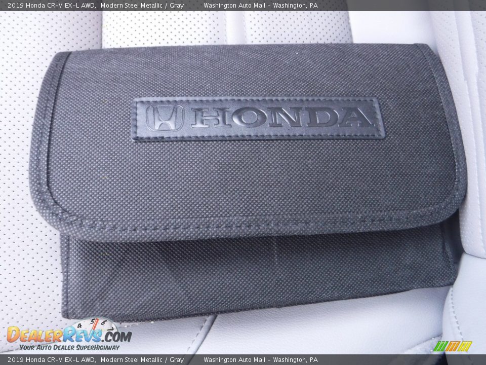 2019 Honda CR-V EX-L AWD Modern Steel Metallic / Gray Photo #27