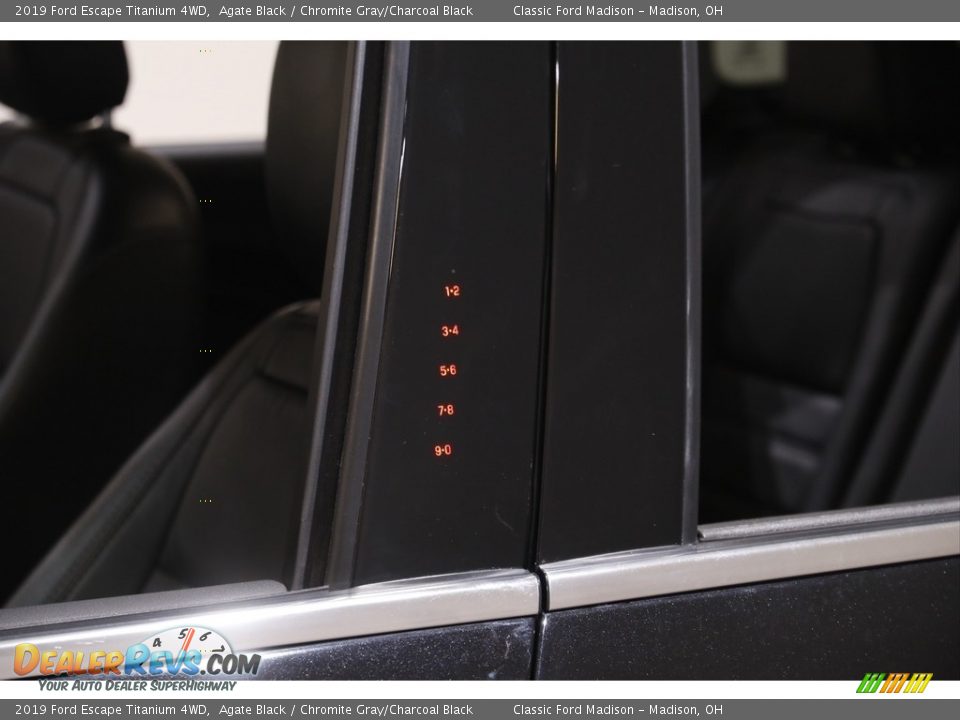 2019 Ford Escape Titanium 4WD Agate Black / Chromite Gray/Charcoal Black Photo #4