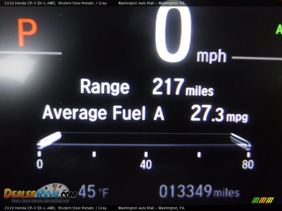 2019 Honda CR-V EX-L AWD Modern Steel Metallic / Gray Photo #29