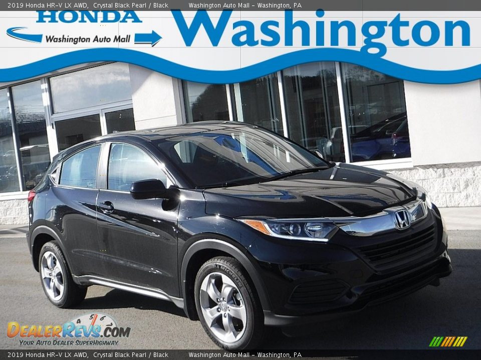 2019 Honda HR-V LX AWD Crystal Black Pearl / Black Photo #1