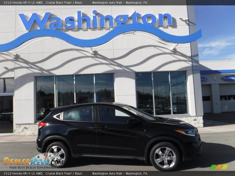 2019 Honda HR-V LX AWD Crystal Black Pearl / Black Photo #2