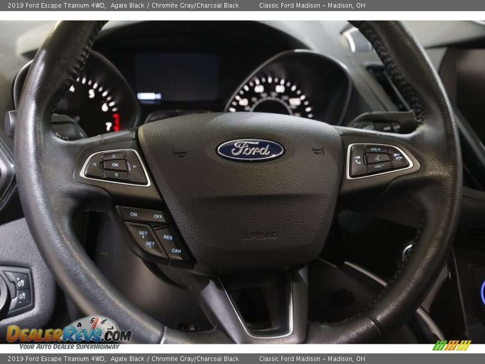 2019 Ford Escape Titanium 4WD Agate Black / Chromite Gray/Charcoal Black Photo #8