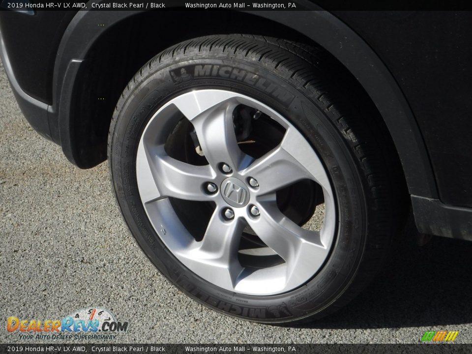 2019 Honda HR-V LX AWD Crystal Black Pearl / Black Photo #3