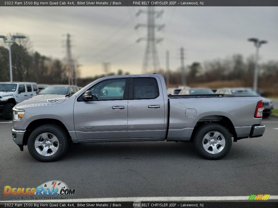 Billet Silver Metallic 2022 Ram 1500 Big Horn Quad Cab 4x4 Photo #4