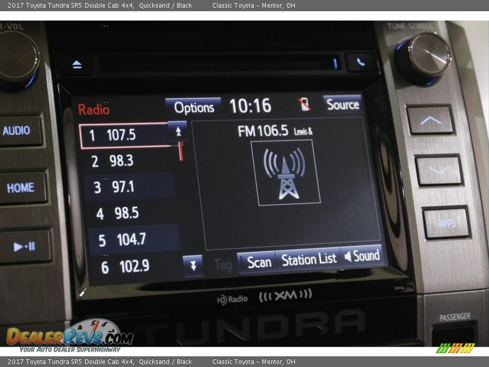 2017 Toyota Tundra SR5 Double Cab 4x4 Quicksand / Black Photo #11