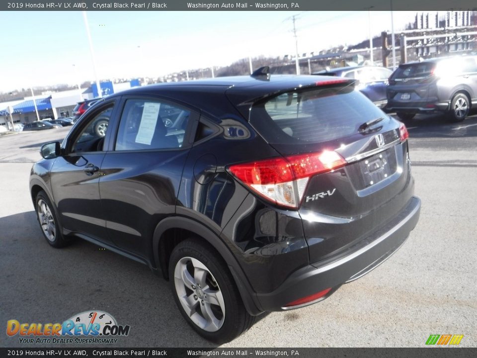 2019 Honda HR-V LX AWD Crystal Black Pearl / Black Photo #7