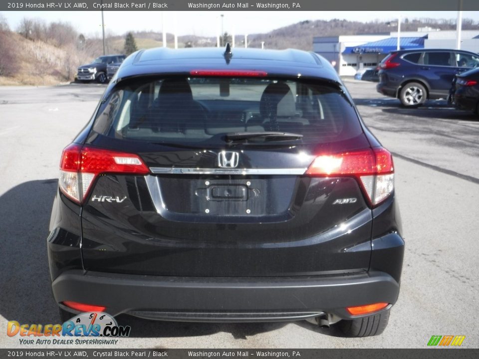 2019 Honda HR-V LX AWD Crystal Black Pearl / Black Photo #8