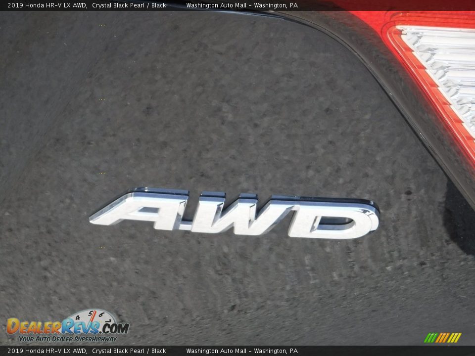2019 Honda HR-V LX AWD Crystal Black Pearl / Black Photo #10