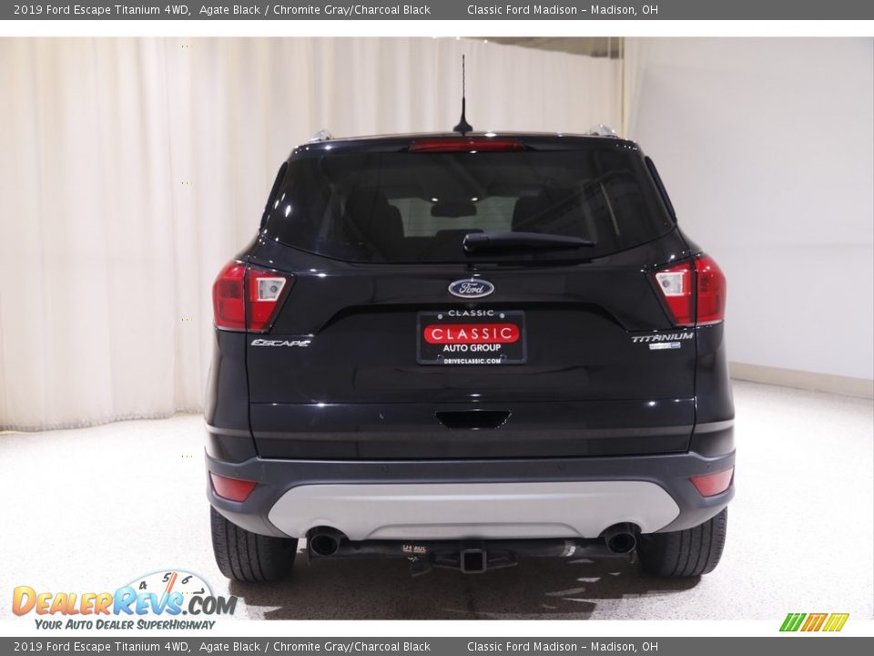 2019 Ford Escape Titanium 4WD Agate Black / Chromite Gray/Charcoal Black Photo #19