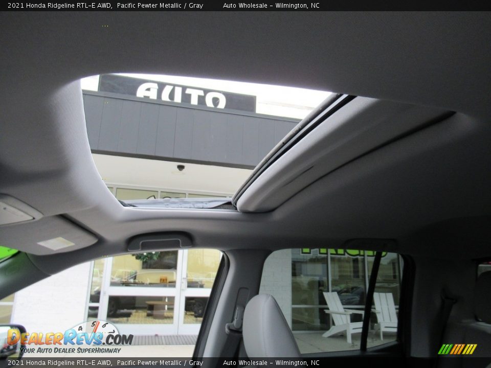 2021 Honda Ridgeline RTL-E AWD Pacific Pewter Metallic / Gray Photo #11